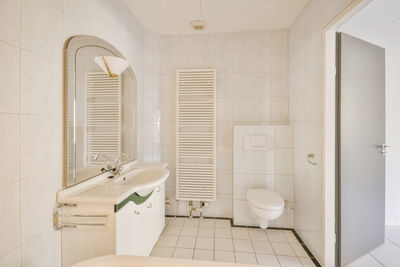 Interior of bathroom