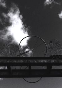 Low angle view of cloudy sky