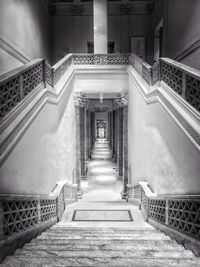 View of steps in corridor