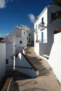 View of residential buildings against sky