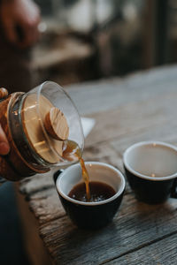 Close-up of drink on table