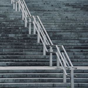 Stairs architecture in the street in bilbao city