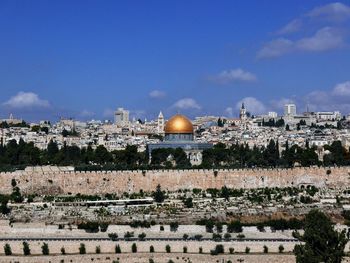 View of jerusalem from mount of olives