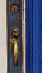 Close-up of door