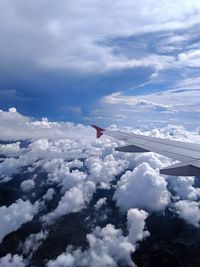 Low angle view of cloudscape against sky