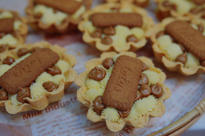 Close-up of cookies