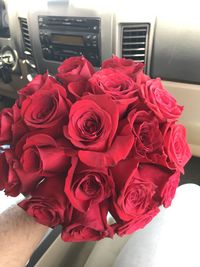 Close-up of red roses