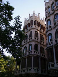 Low angle view of historical building