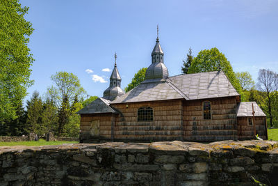 Built structures against sky