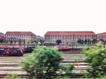 Built structure against clear sky