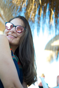 Portrait of a smiling young woman
