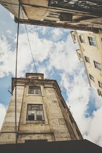 Low angle view of building against sky