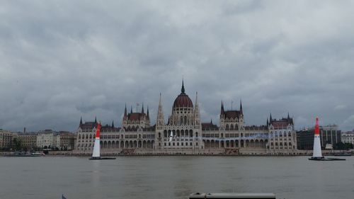 View of buildings at waterfront