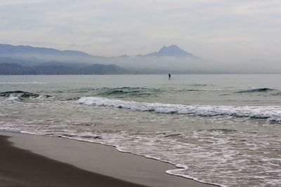 Scenic view of beach