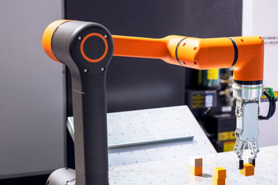Industrial pick and place and insertion, quality testing or machine tending robot arm