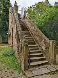 Staircase of old building