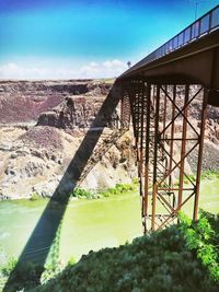 View of bridge against sky