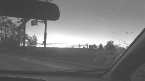 Low angle view of road against sky