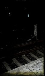 Illuminated built structure at night