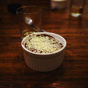 Close-up of drink on table