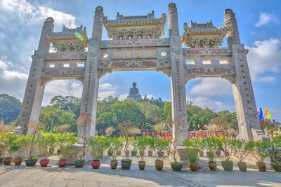 View of historical building against sky