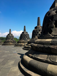 Ancient temple against sky