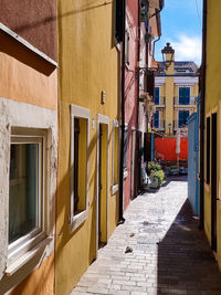 Street amidst buildings in city