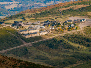 Aerial view of the communities of asturias, spain