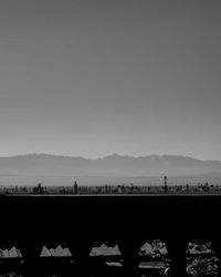 View of mountain range