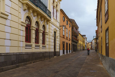 Street amidst buildings in city