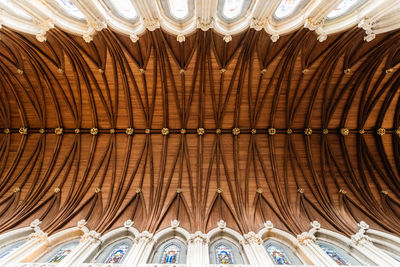 View of patterned wall