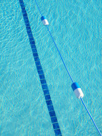 High angle view of swimming pool