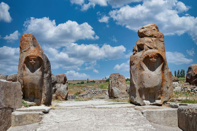 View of rock formations