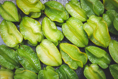 Full frame shot of green leaves