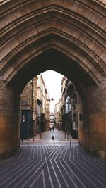 Archway on street