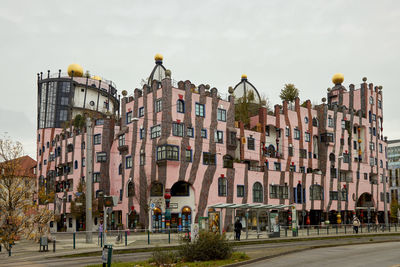 Panoramic shot of buildings against sky