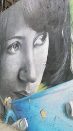 Close-up portrait of man