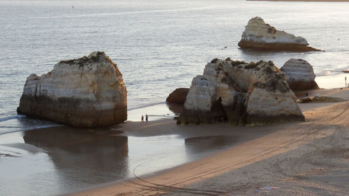 Rocks on sea shore