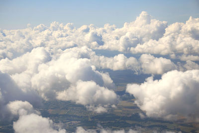 Low angle view of clouds in sky