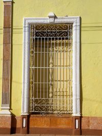 Close-up of bird in cage