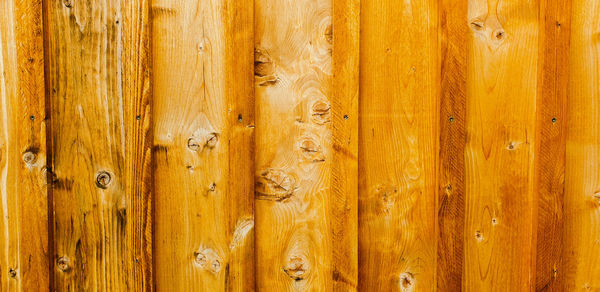 Full frame shot of wooden wall