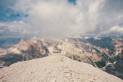 Panoramic view of landscape against sky