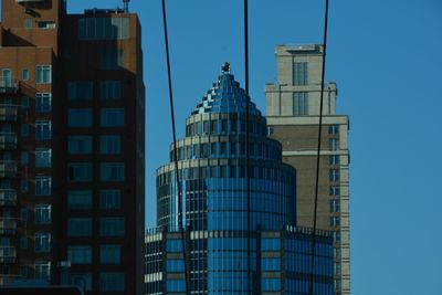 Low angle view of modern buildings