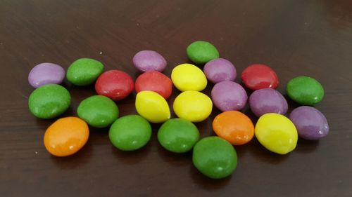 Close-up of colorful candies