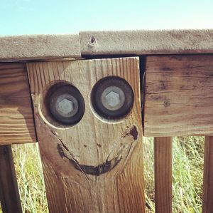 Close-up of wooden door