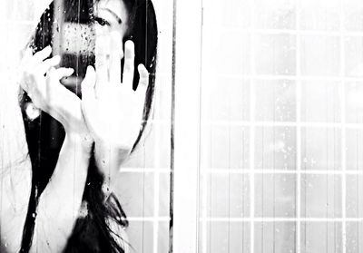 Close-up of woman hand