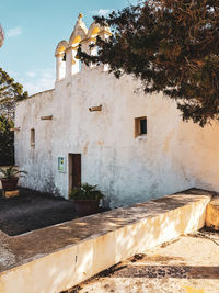 View of old building against sky