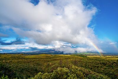 Panoramic view of landscape against sky