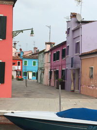 Buildings in city against sky