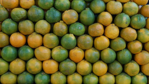 Full frame shot of fruits for sale